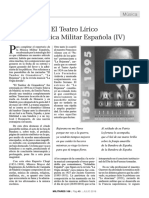 El Teatro Lírico y La Música Militar Española