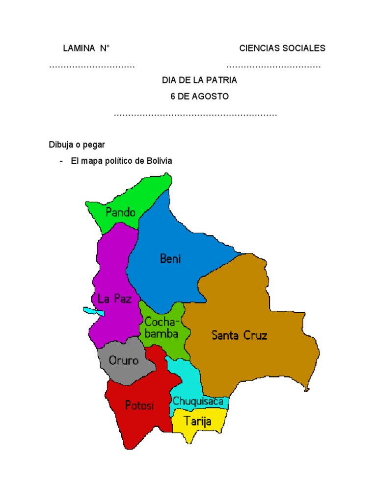 Mapa Pol de Bolivia | PDF