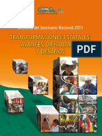 Transformaciones Estatales Avances, Dificultades y Desafíos