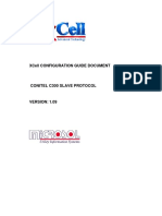 MICROSOL XELL - CONITEL C300 SLAVE Config. Guide For DMT