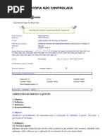 PERMIÇÃO PARA TRABALHO A QUENTE