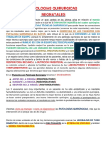 Clase 9 - Patologias Quirurgicas Neonatales