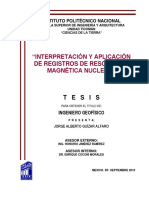 Interpretación y Aplicación de Registros de Resonancia Magnética Nuclear
