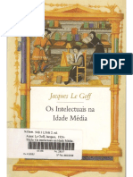 LE GOFF, Jacques. Os Intelectuais Na Idade Média