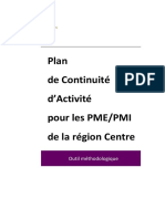 Guide Afnor Sur La Mise en Oeuvre Dun Plan de Continuit Des Activits PCA