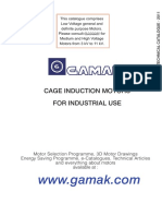 Cage Induction Motors For Industrial Use