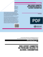 Who Expert Committee On Problems Related To Alcohol Consumption