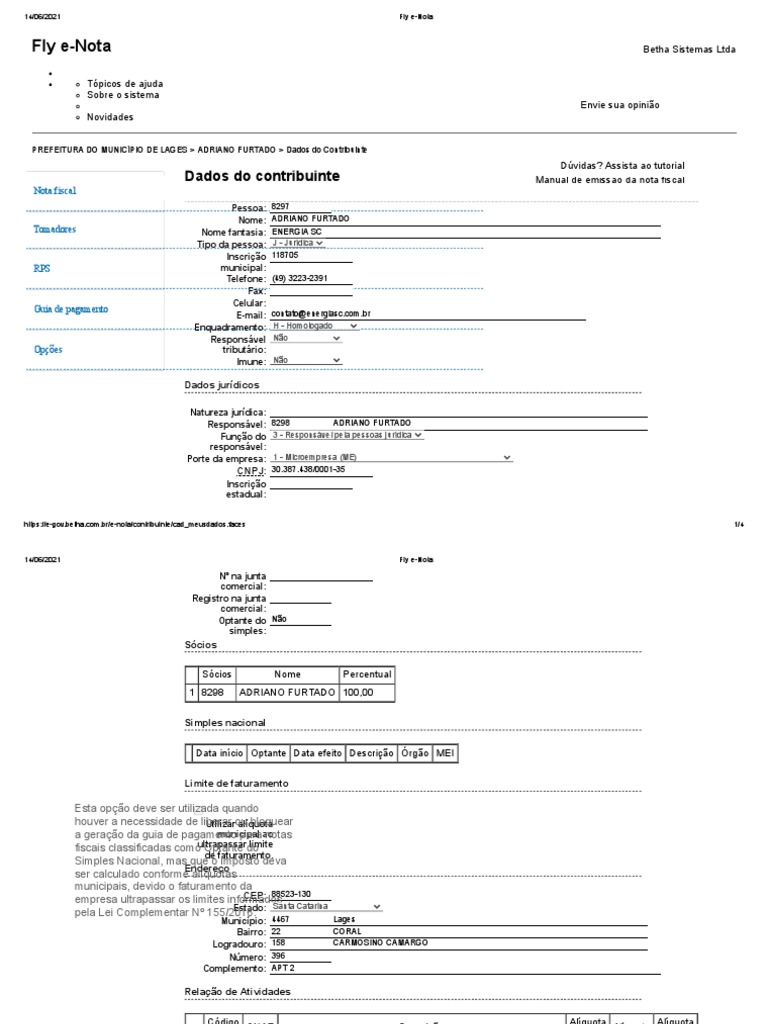 Fly E-Nota | PDF | Recibo | Engenharia