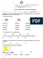 Examen de Diagnostico Matematicas II 2017-2018