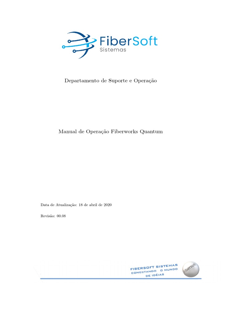Manual Fiberworks Rev 00 - 08 | PDF