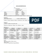 Lista de Substituição