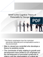WHAT Is The Cognitive Theory of Personality by George Kelly
