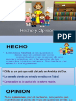 Hecho y opinión 6°