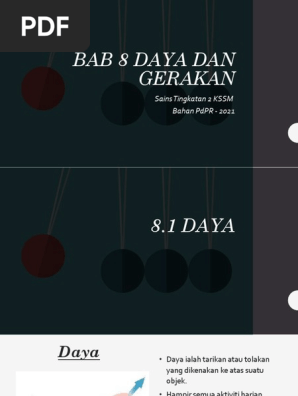 Bab 8 Daya Dan Gerakan Pdf