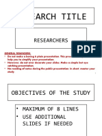 Research Class Powerpoint Guide