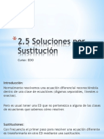 2.5 Soluciones Por Sustitucion