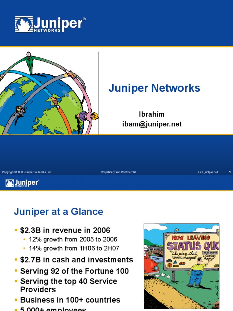 About Juniper Networks | PDF | Communications Protocols | Computer ...