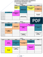 Horario de Clases Ciclo 2020-2