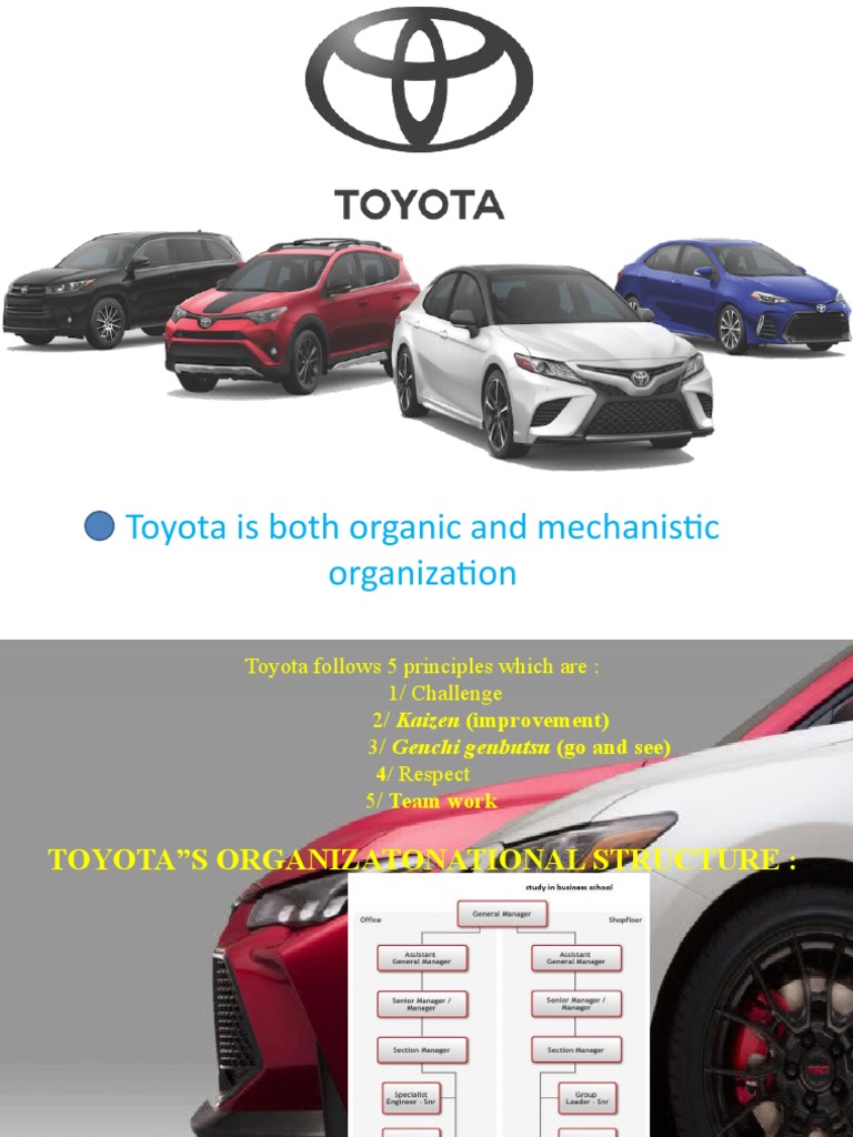 Toyota Is Both Organic and Mechanistic Organization | PDF