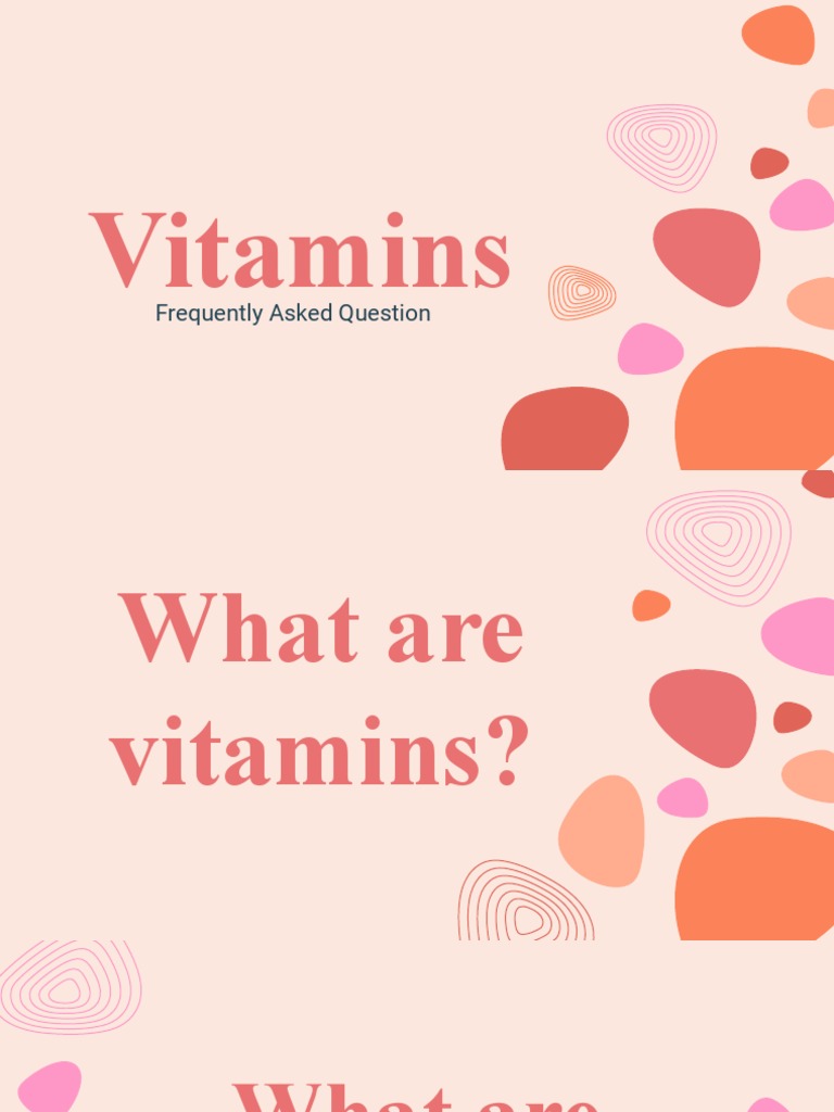 Health 6 Vitamins Part 1 PDF