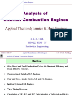 Analysis of Internal Combustion Engines: Applied Thermodynamics & Heat Engines