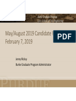 Candidate Workshop May Aug 2019