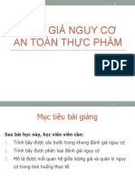 B5. Đánh giá nguy cơ Vi sinh vật trong thực phẩm