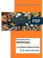 proposal catering Kebon Palm