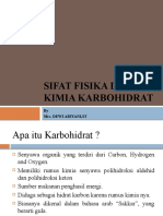 Karbohidrat dan Sifat Kimia Fisikanya