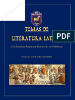 Casillas González, José F. - Temas de Literatura Latina. Civilización Romana y Evolución de Las Palabras
