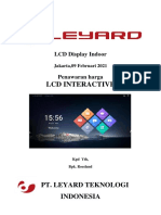 Penawaran Layar LCD Leyard P.roesland