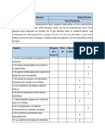 Evaluación de La Satisfacción Laboral