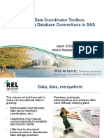 District Data Coordinator Toolbox: Implementing Database Connections in SAS