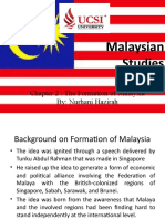 Malaysian Studies: Chapter 2: The Formation of Malaysia By: Nurhani Hazirah