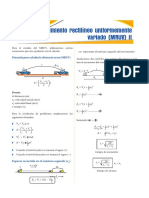 Movimiento rectilíneo uniformemente variado (MRUV) II: ecuaciones y problemas resueltos