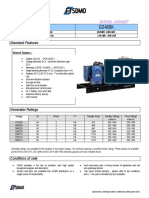 High-power diesel generator set with detailed specifications