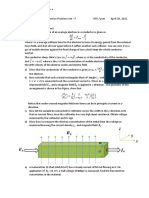 PHY 103 Practice Problem Set - 7 IITK /ynm April 30, 2021