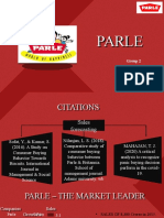 Parle Group 2 Market Research