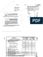 Cessna 172 Weight and Balance Sheets