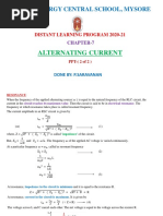 Class - 12 - Physics - Alternating Current - PPT-2 of 3