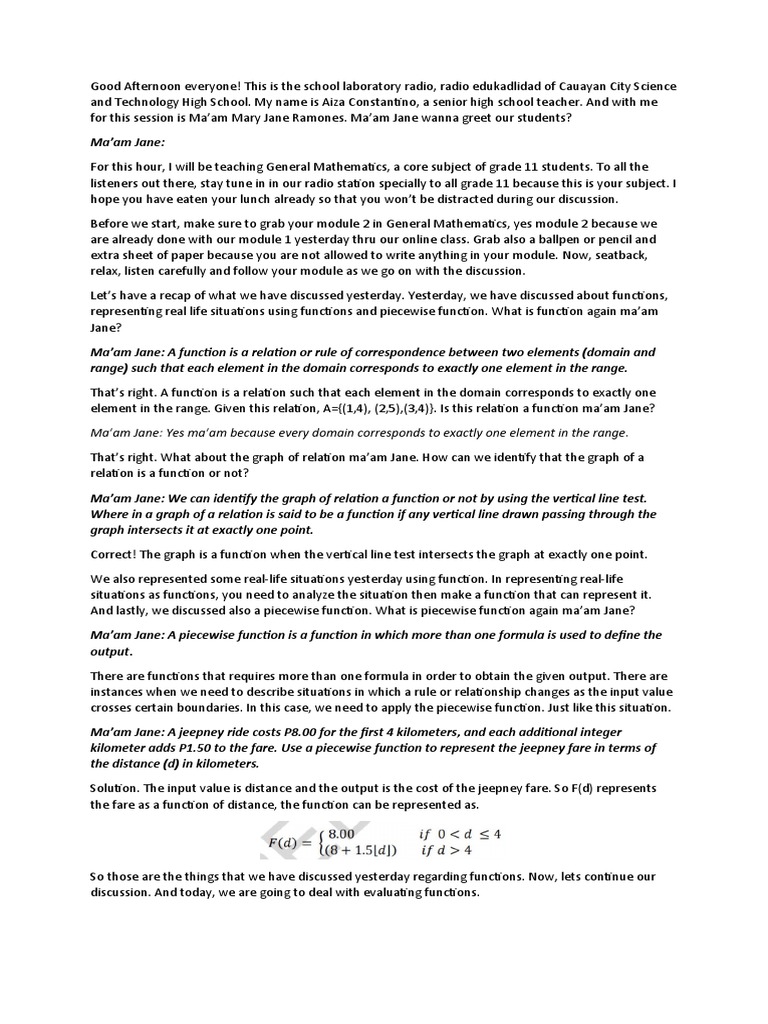 Script Of Mathematics _ School Assembly Script for National Mathematics ...