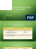 Maribojoc - Program-Implementation-Review-Of-Mtb-Mle
