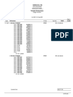 Vspeccs LTD: Particulars Credit Debit