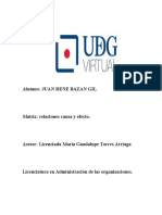 Matriz Relaciones de Causa y Efecto