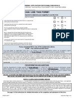 Can I Use This Form?: Please Detach and Retain This Instruction Sheet For Your Records