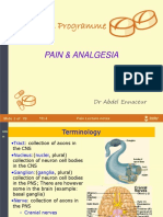 Mpharm Programme: Pain & Analgesia