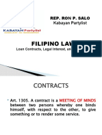 Filipino Law: Rep. Ron P. Salo