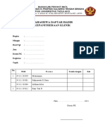 Mahasiswa Daftar Hadir Keg