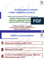 Current Developments in Domestic Climate Mitigation Measures