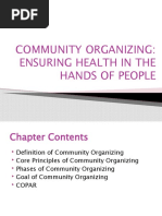 Community Organizing: Ensuring Health in The Hands of People